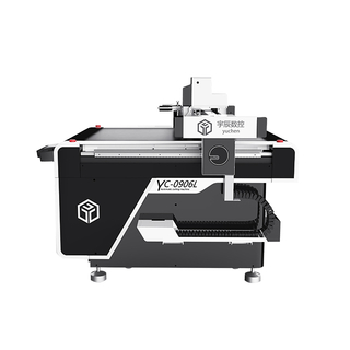 Yuchen V Shape de cuero Máquina de corte de cuchillo de corte CNC de cuero CNC para cuero PU